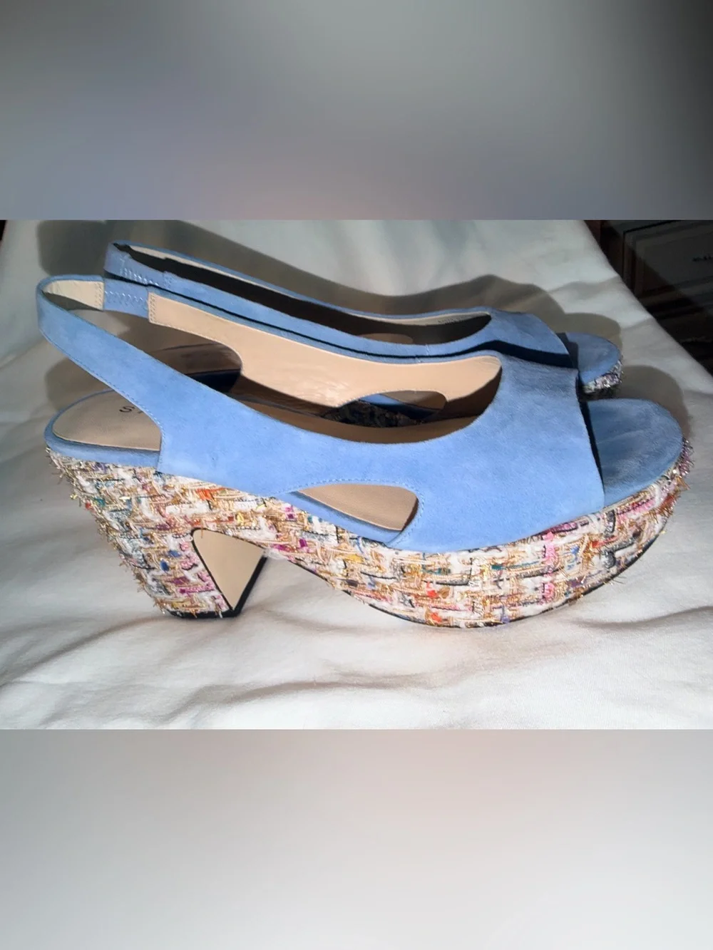 Sacha London Isla Sky Kid Suede/Paris Women’s Size 8.5